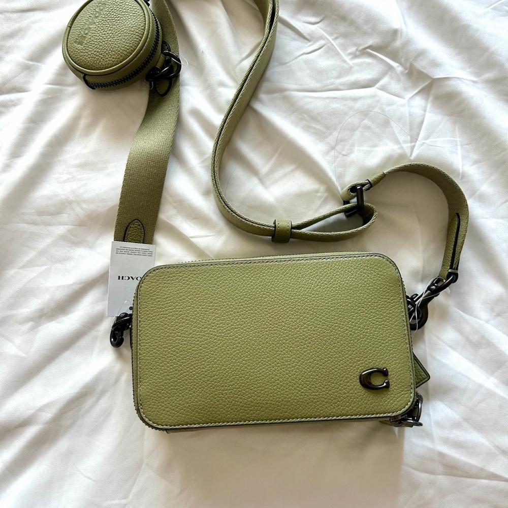 Coach 1941 Green Charter Slim Crossbody Bag